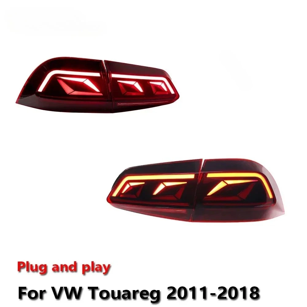 

Car LED Upgrade Tail Light Accessories For VW Touareg 2011-2018 DRL Brake Turn Signal Lamp Plug and Play