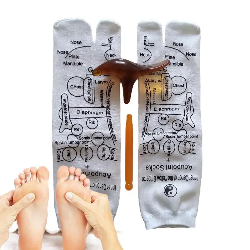 Calzini per riflessologia calzini per massaggio plantare riflessologia sollievo dallo Stress passi per la calma calzini per massaggi in cotone per centri termali di casa
