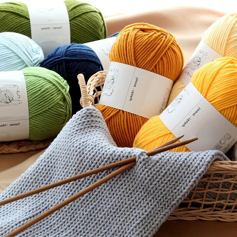 1Pc 100g Crocheting 100% Acrylic Yarn For hand knitting Crochet yarn to knit DIY Line handmke threads 200M 7874inch