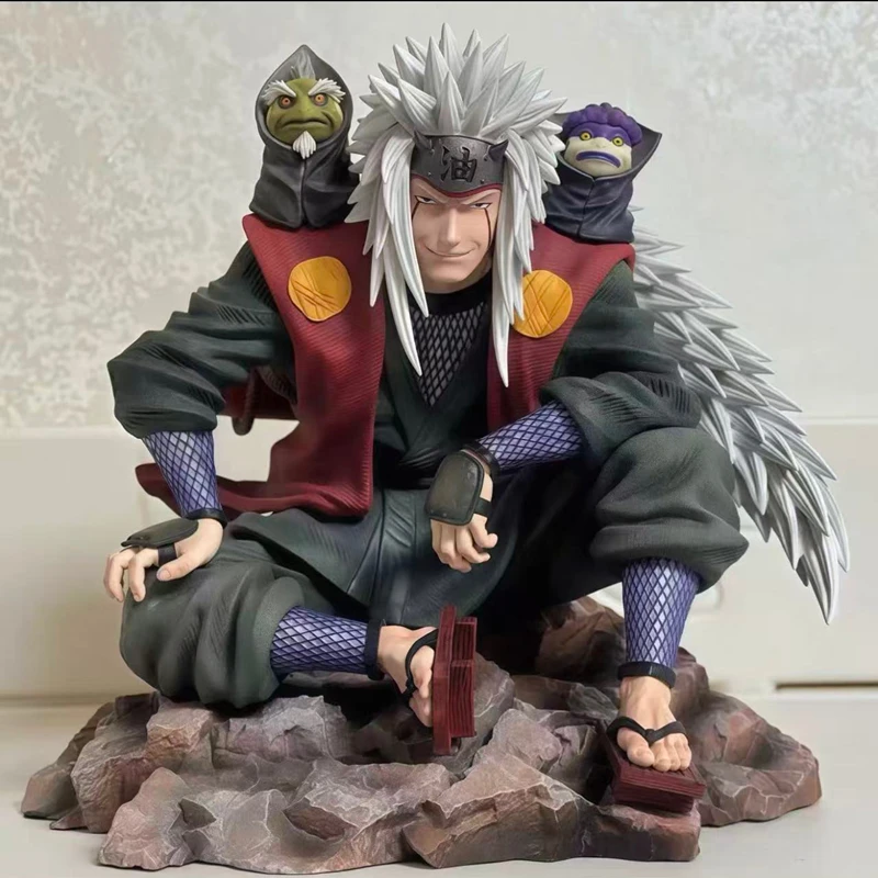 

16cm Mount Myoboku Jiraiya Action Figure Sitting Posture Jiraiya Model Statue Ornament Children Toys Birthday Gift