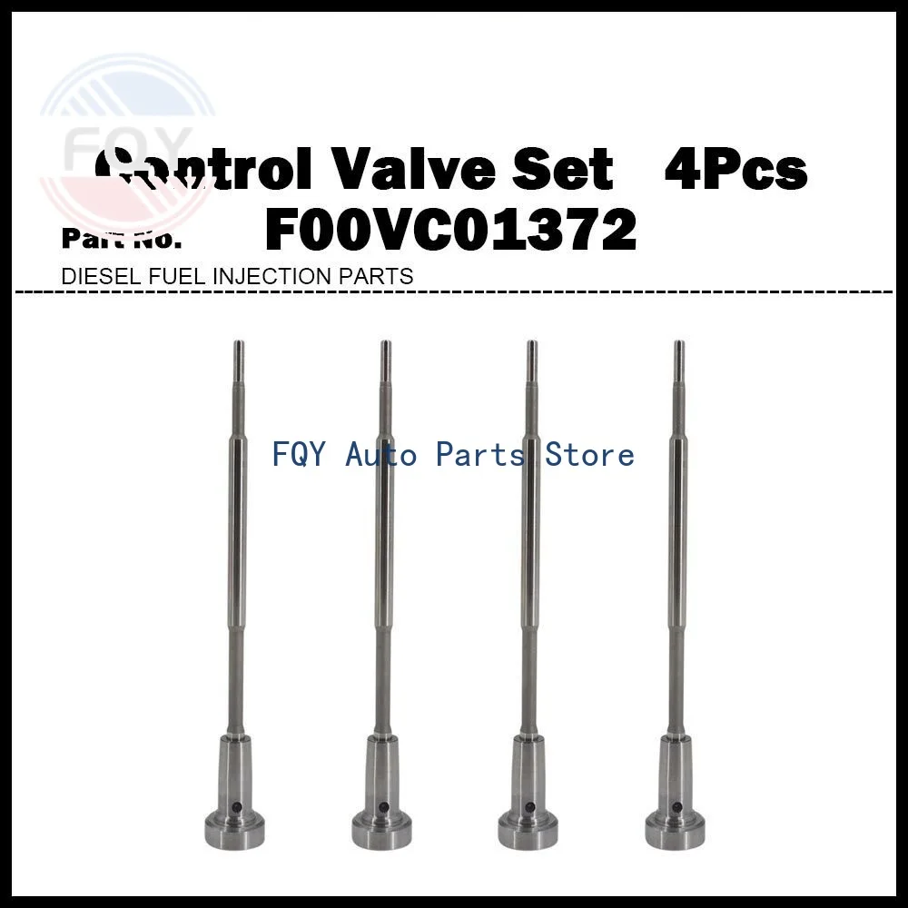 

4X High Quality Fuel Injector Control Valve F00VC01372 For 0445110489 0445110739 0445110340