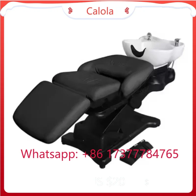 

Stainless Steel Luxury Shampoo Chair Hair Salon Shampouineuse Stool for Hair Wash Furniture