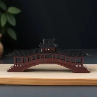 

Mini Pavilion Statue Micro Landscape Ornament Plastic Garden Decoration Bonsai Fish Tank Adornment Lightweight Aquarium