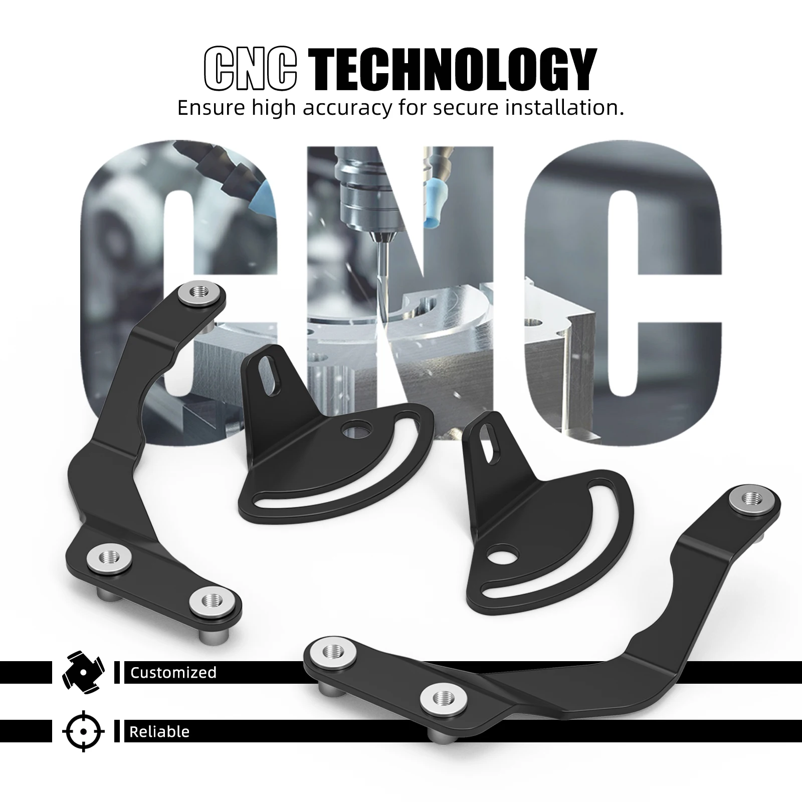For BMW R1250GS /Adventure 2018-2024 NICECNC Windscreen Stabilizer Kit Windshield Adjustment Wheel For BMW R1200GS /Adventure