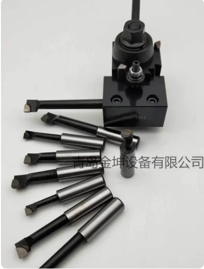 Steel wedge quick-change tool post Lathe tool post grooving, cutting, drilling and reaming 250-000 series tool post