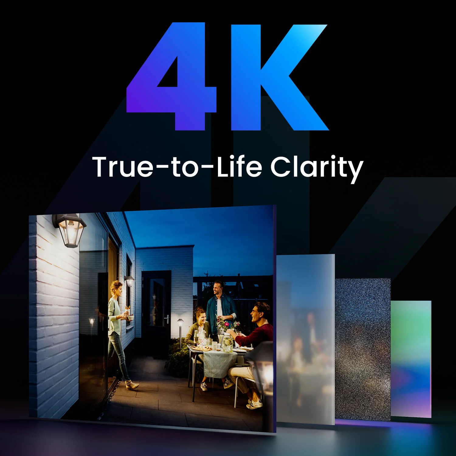 ZOSI 4K PoE Security Camera System 8MP/5MP C186 Aurora Lux Outdoor Indoor Wired IP Cams True Full Color Night Vision 8CH NVR Kit view 2