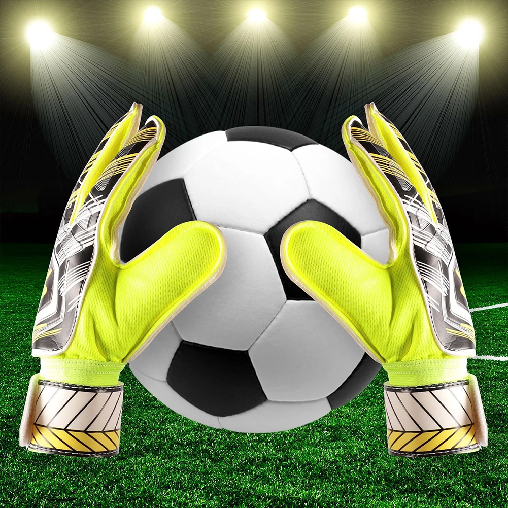 

Вратарские перчатки, профессиональные дышащие футбольные вратарские перчатки, утолщенные защитные перчатки для пальцев, аксессуары для спортивных тренировок