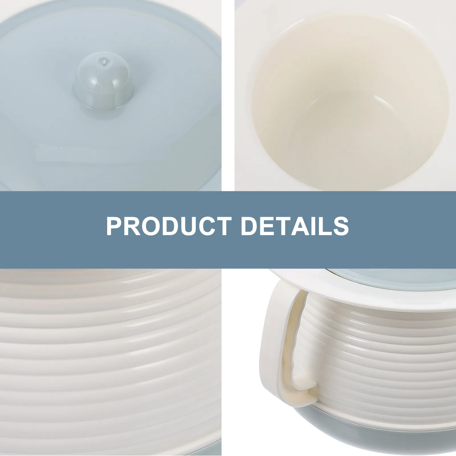 

1Pcs Portable Plastic Spittoon Thickened Elder Chamber Pot with Lid Handle Household Urinal Bucket Stable and Drop Resistant