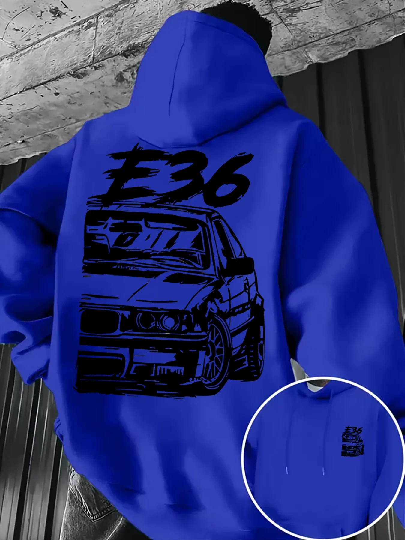 Neuer Herren-Kapuzenpullover, einzigartiges Muster- und Schriftzug-Design, vielseitiger Casual-Stil, bequeme Streetwear-Oberteile für den täglichen Gebrauch. – Detail 6