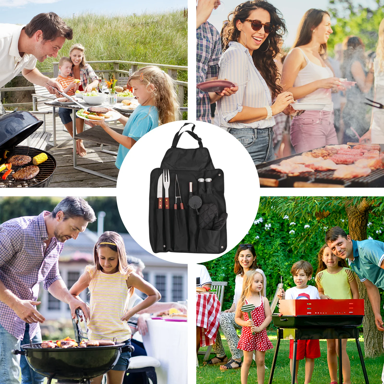 

Barbecue Tool Set Practical BBQ Tools Grill Utensils Stainless Steel Accessories Cutter Kit
