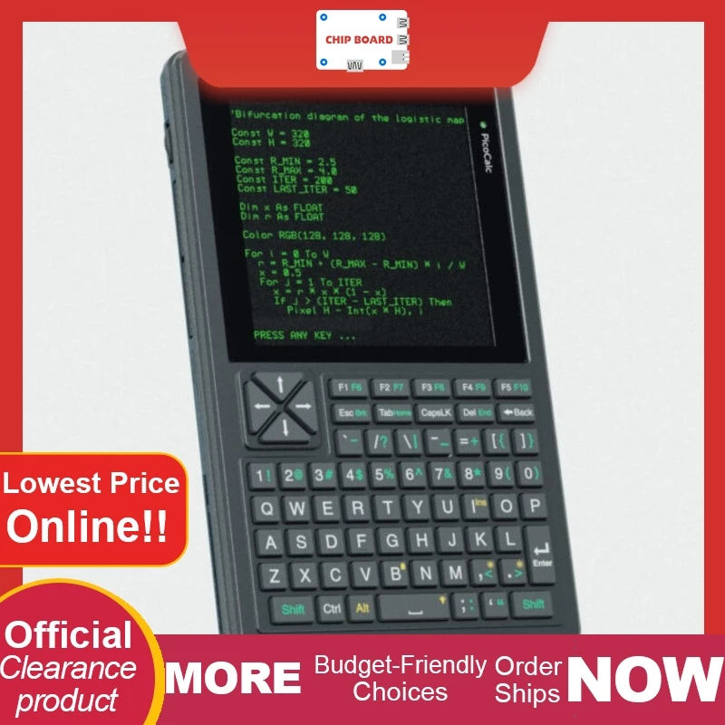 PicoCalc Kit: Backlit STM32 QWERTY keyboard meets Raspberry Pi Pico in a handheld terminal.