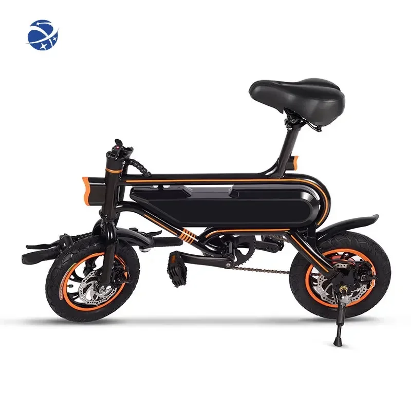 Yunyi Carbon Electric Bike Frame 3 Speed Folding Electric Bicycle 250W 14 Inch Fat Tire Electric Bike