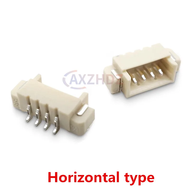 50PCS 1.25 SMD Connector 1.25MM 2P 3P 4P 5P 6P 7P 8P 9P 10P MICRO JST Wire Connectors Vertical / Horizontal Type Pin Header SMT