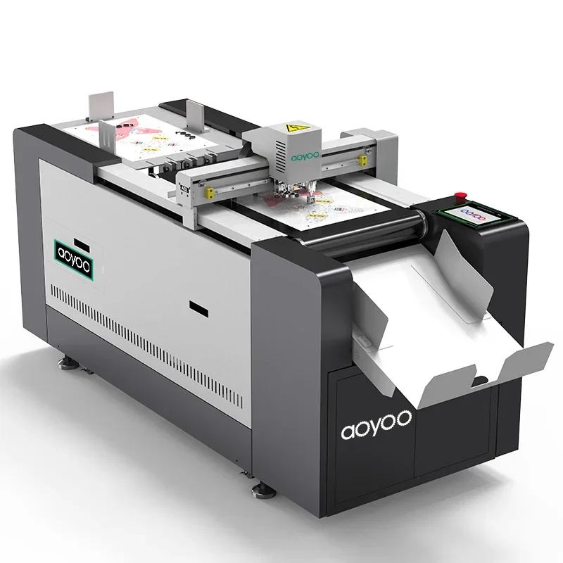 AOYOO  cnc smooth automatic  A4 paper sticker cutting  small business machine