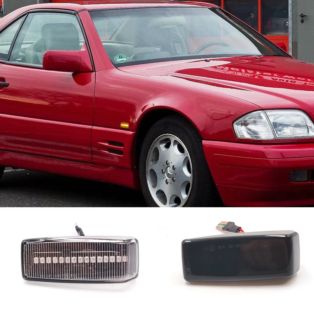 

For Mercedes Benz W124 R129 W140 W202 W201 Vane Edge Light Turn Signal Light