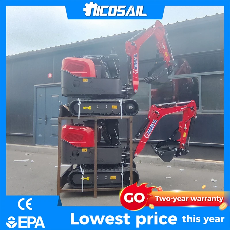 

EPA Approved OKW12 Mini Excavator | Custom Fit for American Residential Landscaping & Water Supply Line Laying