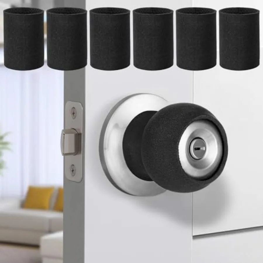 6PCS Anti Scald Round Door Handle Covers