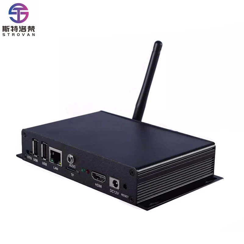 Set-top Box Decoder Android Wifi Multimedia Information Player Box Remote Control HD TV Android Playback Box