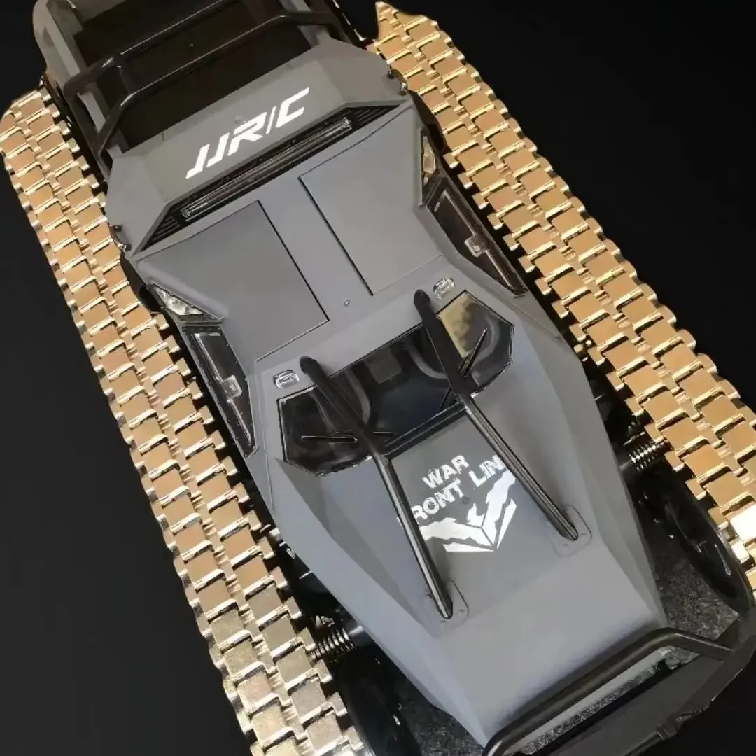 Pista de metal EV2 para juguete de tanque rc, vehículo blindado de alta velocidad, tracción en las cuatro ruedas, vehículo todoterreno