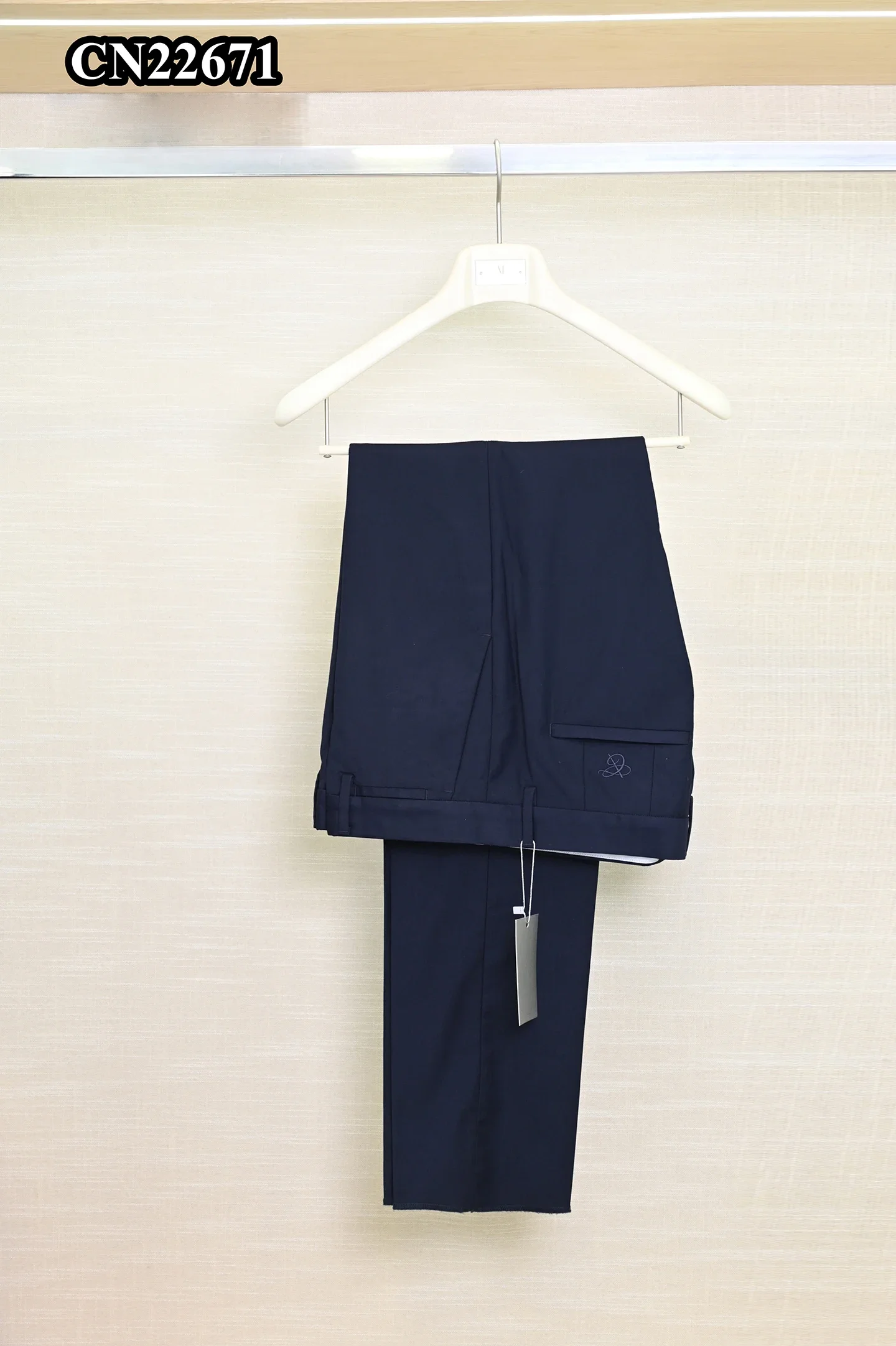 BLSK CPRT パンツ 厚手 2025 秋冬新作 快適 コットン ビジネス 暖かい ストレート 高品質 大きいサイズ 32-40 ロングパンツ