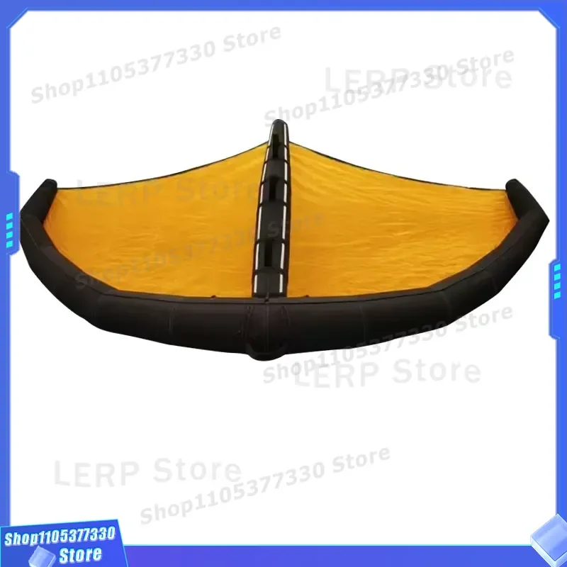 6sqm Inflatable Kite for Kitesurfing Water Sports Orange Yellow Blue Factory Direct Sale High Quality Wind Power Surf Gear