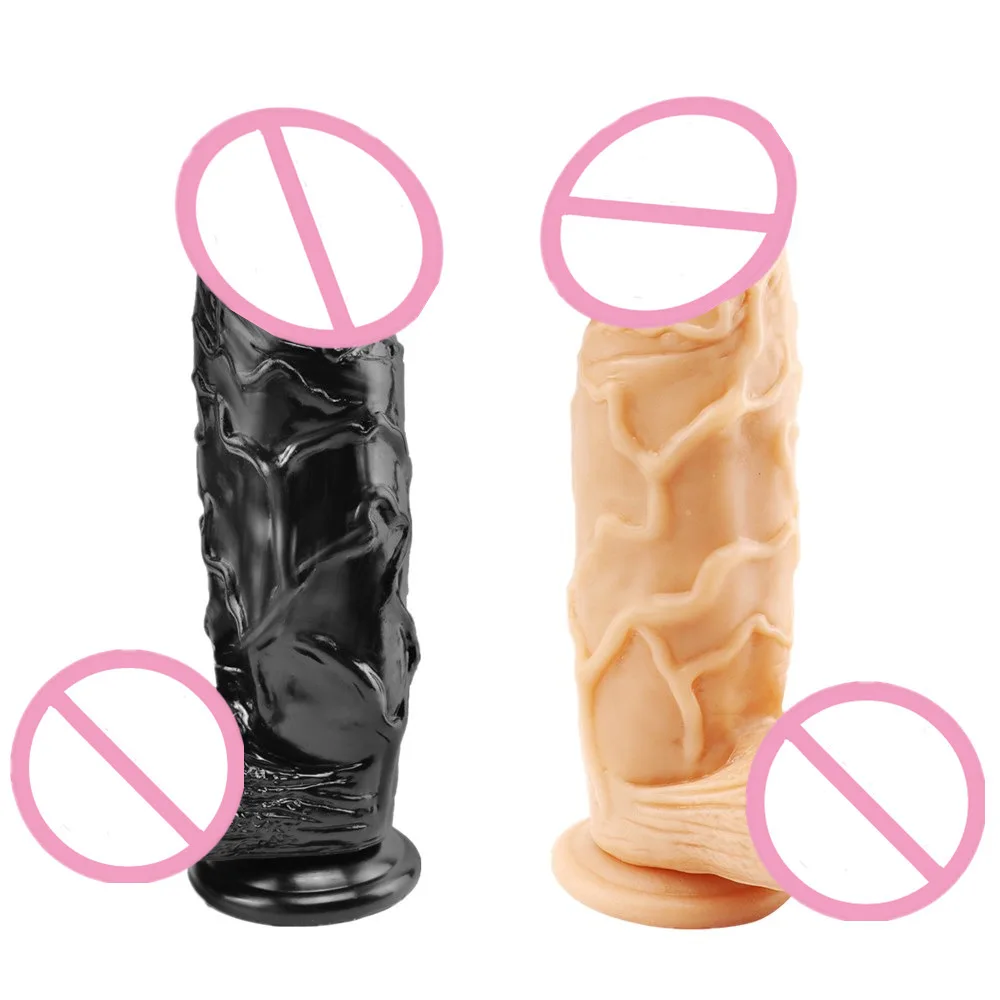26cm long thick Dildo crystal artificial penis adult sex toy anal plug Masturbator
