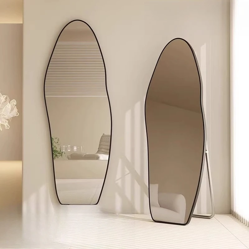 

Aesthetic Makeup Decorative Mirrors Full Body Floor Height Design Flexible Modern Beauty Elegant Espelho De Parede Home Decor