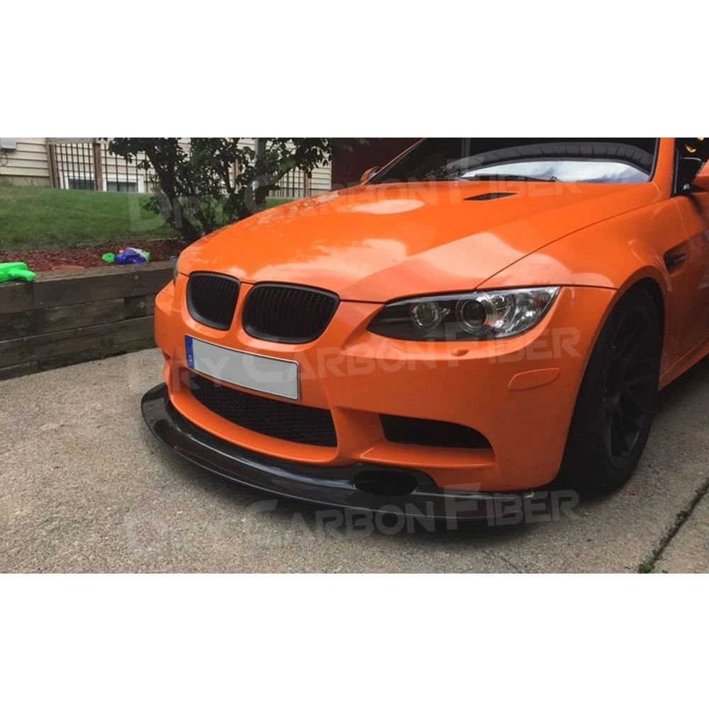 JIACHE Carbon Fiber Front Lip Spoiler for BMW 3 Series E90 E92 E93 M3 2009-2012 Bumper Extension Chin Spoiler Splitters Apron - view 4