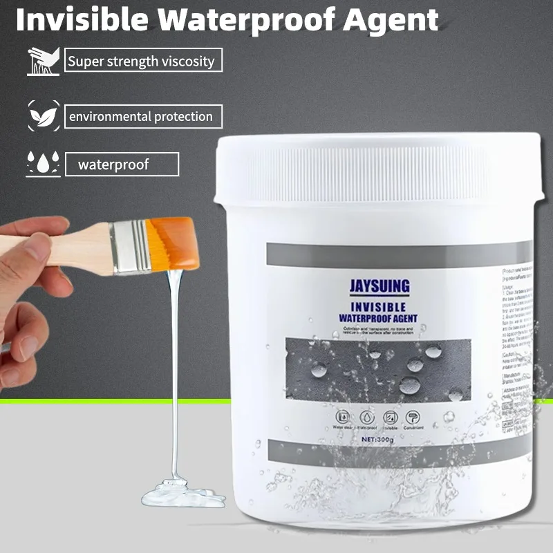 Waterproof sealant Invisible Waterproof Agent Transparent Sealing Coating Leak-Free Glue Adhesive Sealant Toilet Repair Tools