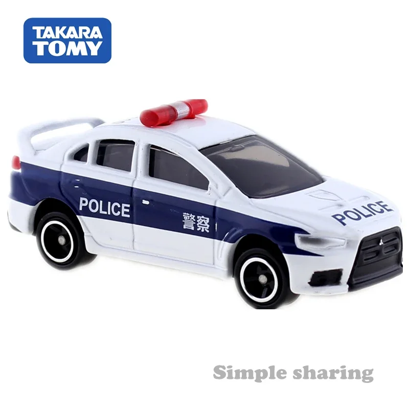 Tomica CN-04 Mitsubishi Lancer Evolutie Patrouille Auto Takara Tomie 1/64 Legering Speelgoed Motorvoertuig Diecast Metalen Model Voor Kinderen