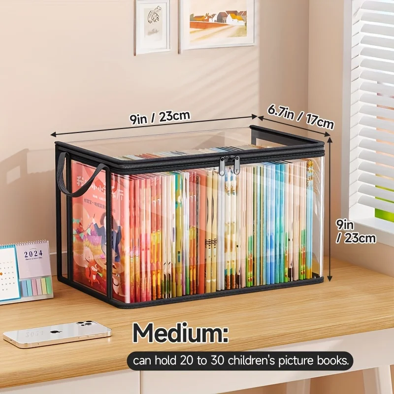 PVC Storage Bag with Flip Lid & Viewing Window