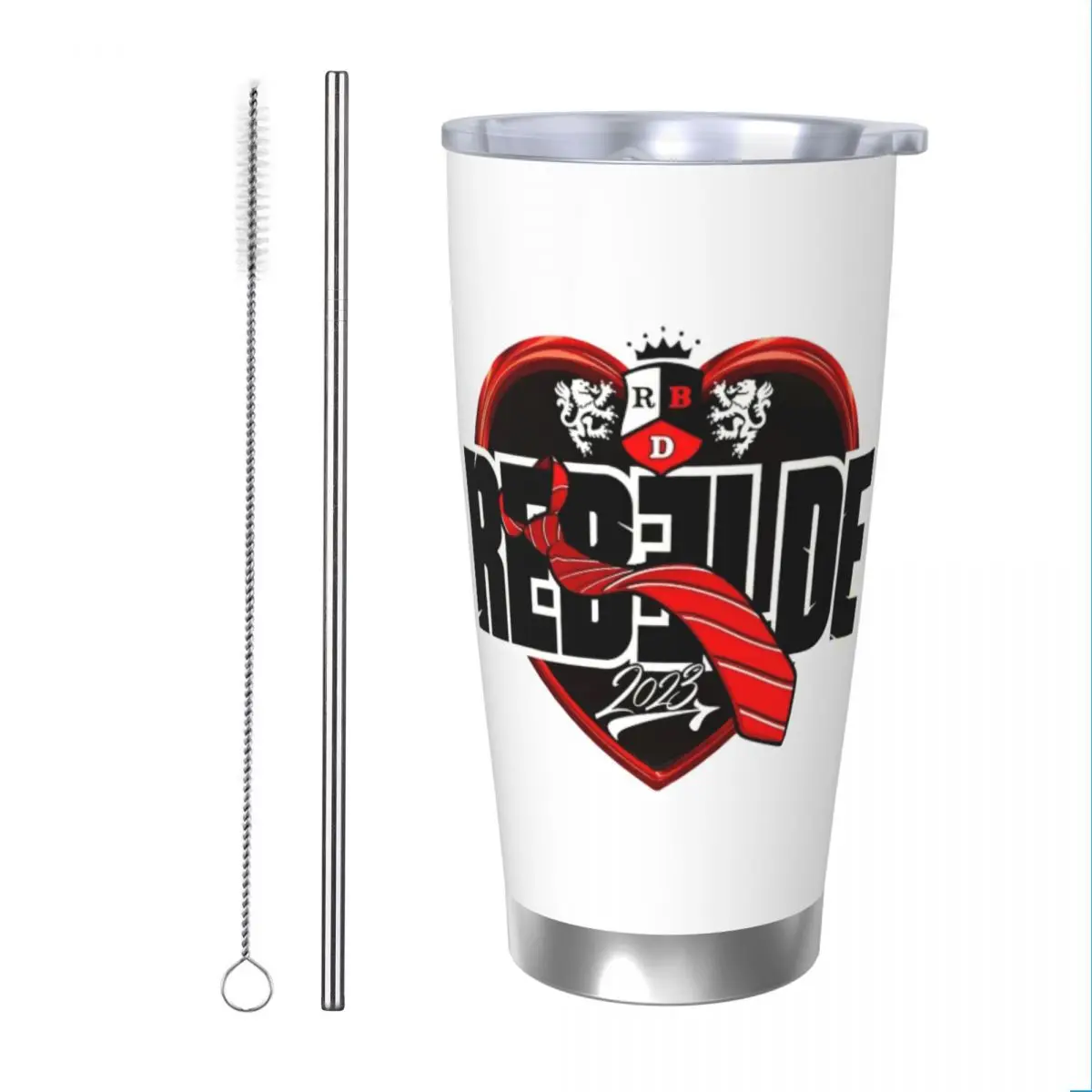 Rebelde Concert 2023 Insulated Tumbler with Straws Vacuum Thermal Mug Office Home Car Bottle Cups, 20oz