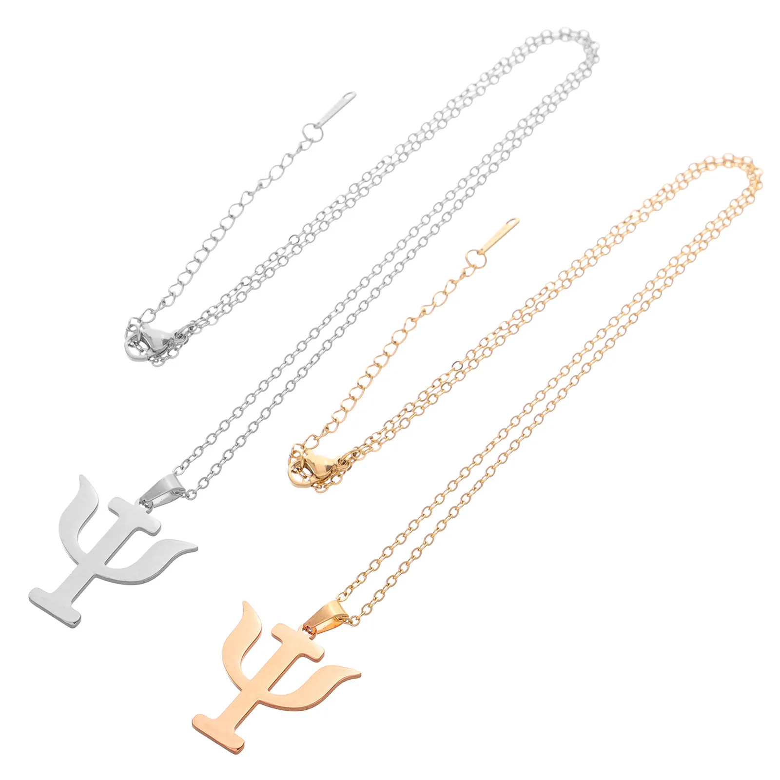 Candlestick Pendant Necklace for Women – Lightweight Hypoallergenic Titanium Steel Elegant Dainty Jewelry