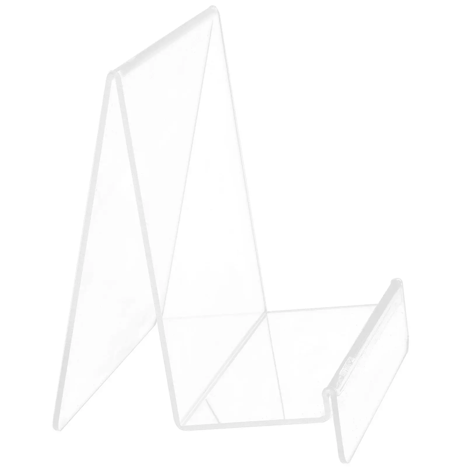 Sturdy Lightweight Clear Acrylic Book Display Stand Easel for Vinyl Records Books Magazines Photos Cd Storage Tabletop Decor