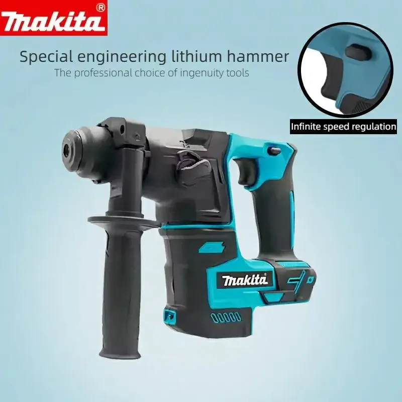 Бесщеточный электрический перфоратор Makita HR140D для литиевых аккумуляторов 18В, беспроводной перфоратор, электроинстр