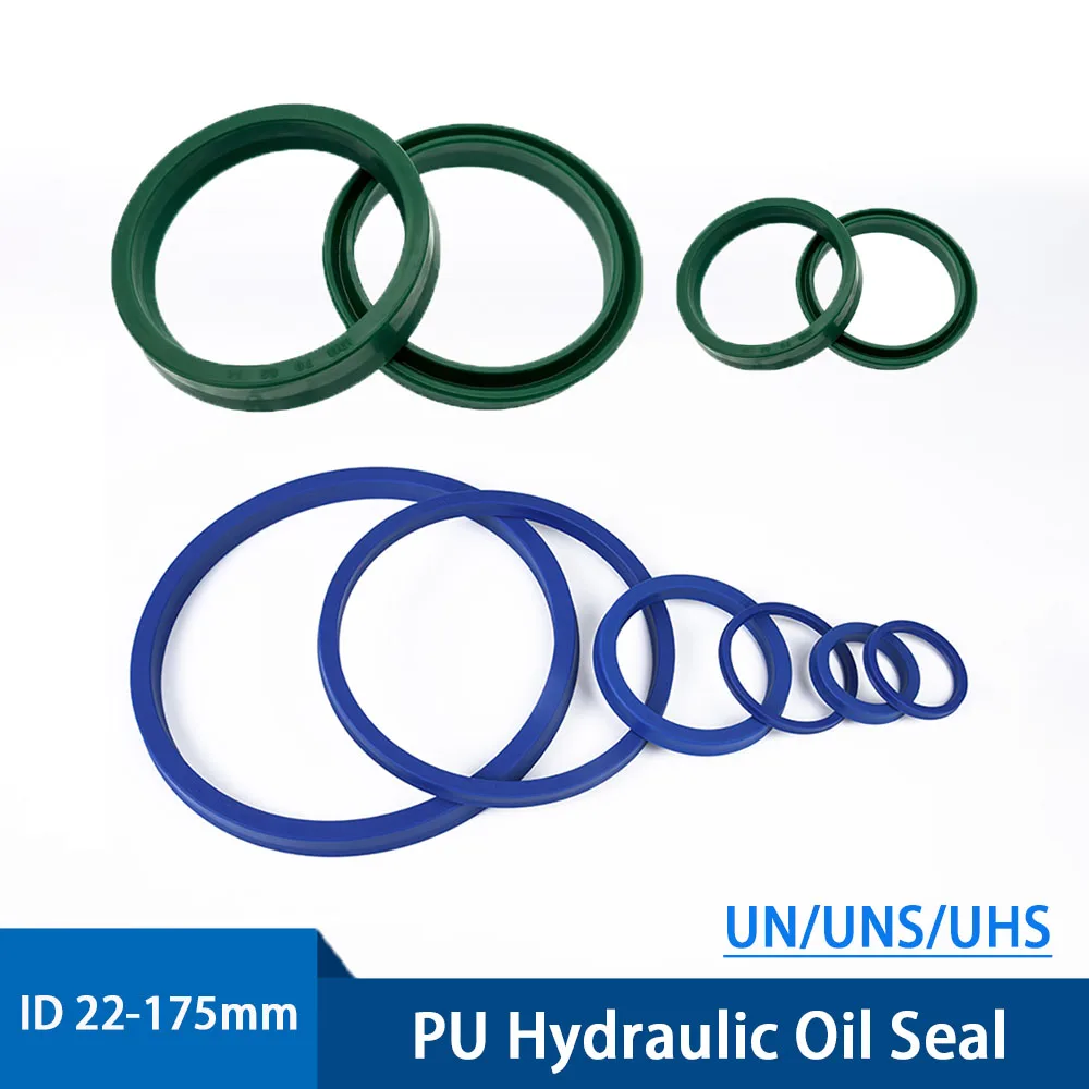 

Polyurethane Hydraulic Cylinder Oil Seal UN/UNS/UHS/U/Y Type Shaft Hole General Sealing Ring Rod Shaft Piston 22-175mm ID Gromme