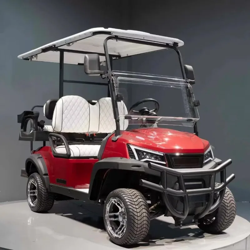 TONGCAI CE Certified Street Legal Golf Cart  48v Lithium 4 Seater Golf Cart