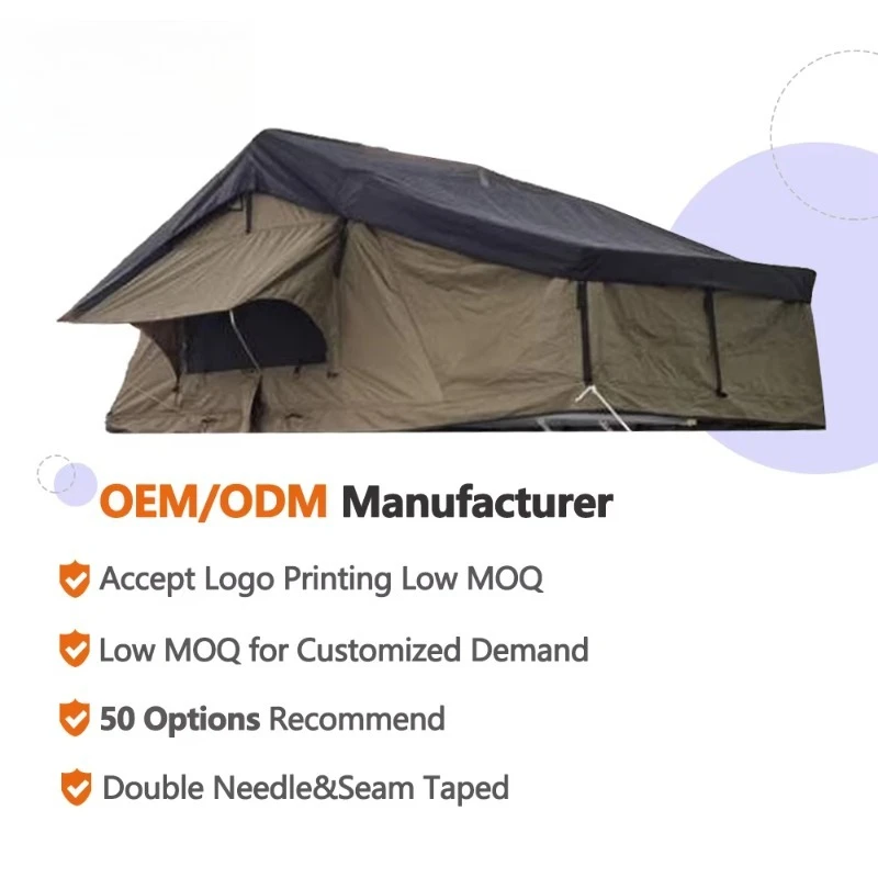 Sunday Campers Waterproof Sunshade Folding Roof Top Car Family Camping Outdoor Tent with Awning Annex Room