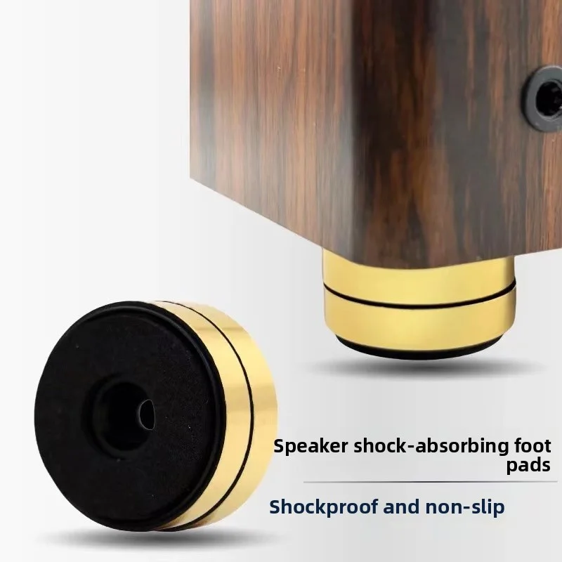 Gummifüße 30-50mm Silber/Gold Kante für PC-Gehäuse Verstärker Möbel Tisch Stuhl Rutschfest Stoßdämpfend – Detail 4