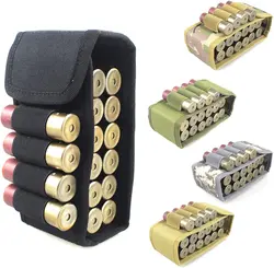 12 Rounds Tactical 12GA 12 Gauge Ammo Shell Holder Bag Foldable Shotgun Cartridge Pouch Gun Bullet Mag Bag Hunting Accessories