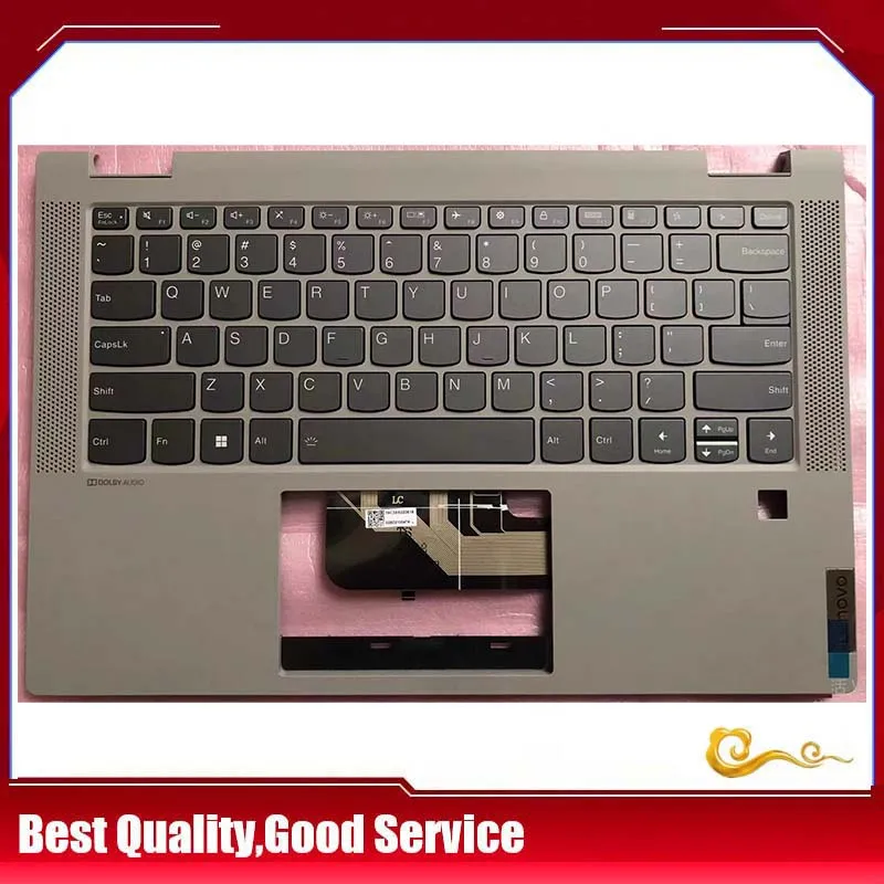 

New/Orig for Lenovo IdeaPad Flex 5-14 Flex5-14 Flex5-14IIL05 ARE ITL 05 Palmrest US keyboard upper cover Backlit 5CB0Y85364