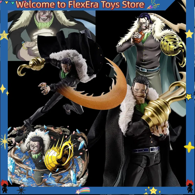 Nuevo Pre-orden: Figura de Acción Articulada Bandai S.H.Figuarts One Piece Crocodile (Crocodil) de la Batalla de Marineford, Juguete Coleccionable