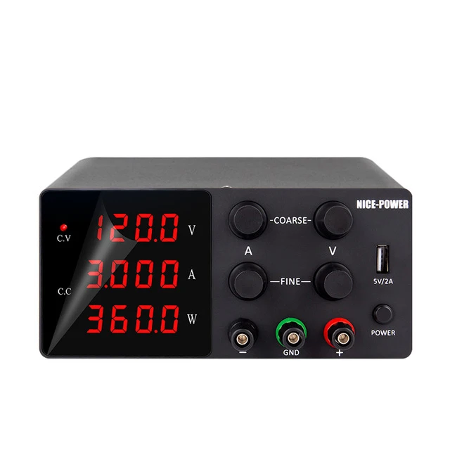 SPS-W1203 DC Switching Power Supply 120V 3A Digital Adjustable Laboratory Bench Power Source 220V