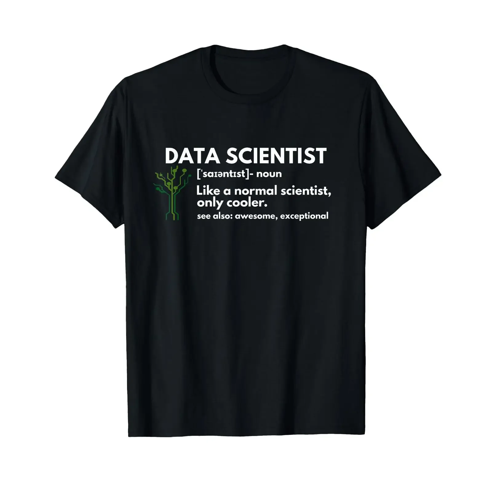 Data Scientist Definition Funny Computer Science T shirt vintage Washed fashion streetwear Soft Slightly Top For Everyday Wear