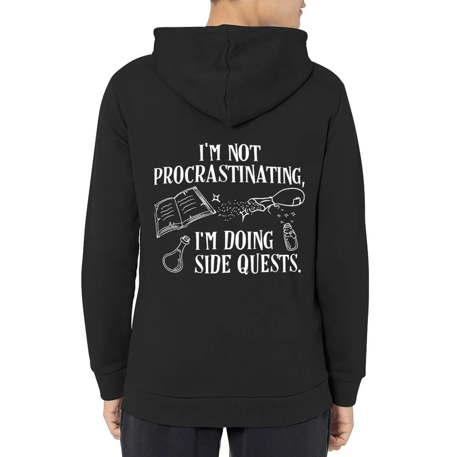 

Im not Procrastinating Im Doing Side Quests Hoodie winter clothes autumn fashion men graphic hoodie