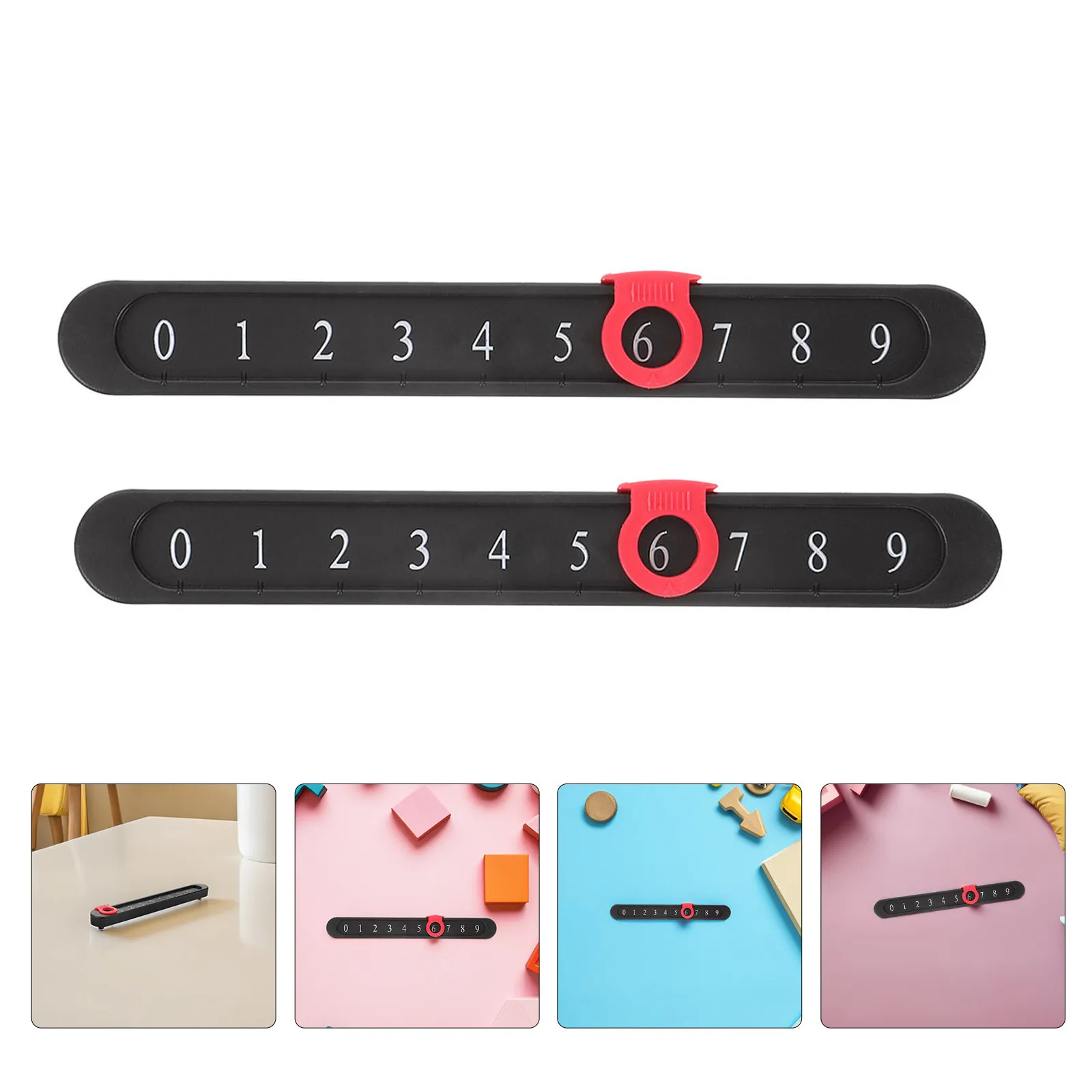 

6Pcs Foosball Score Keeper Plastic Counter Bars Table Football Score Indicator Markers Soccer Table Accessories