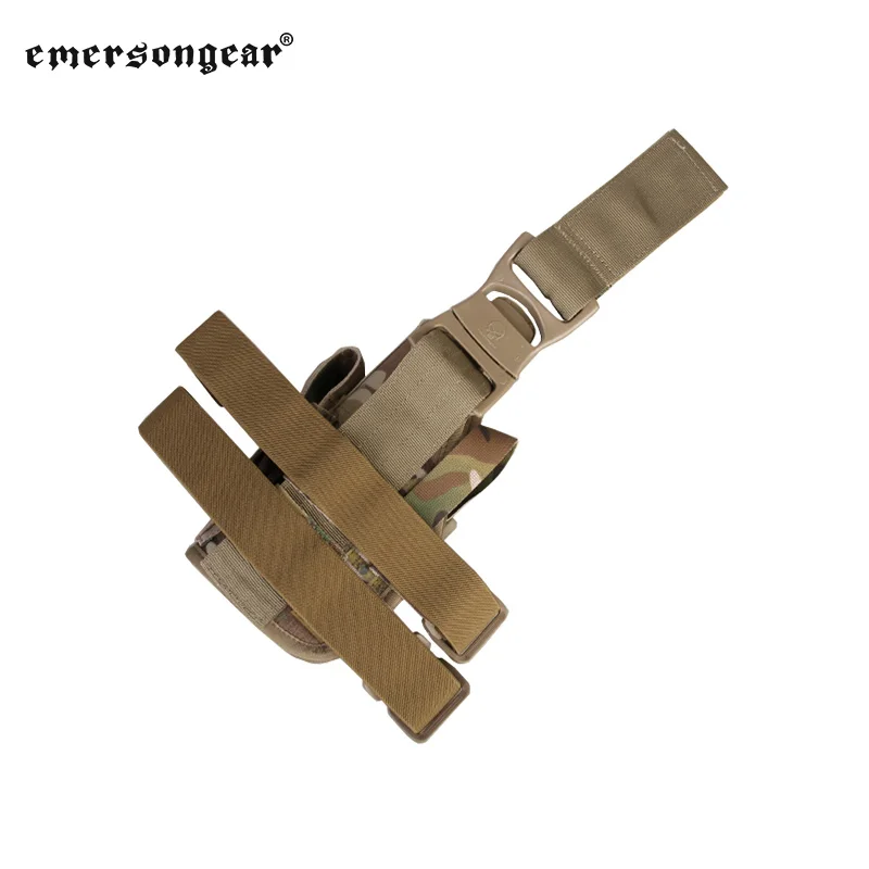 Emersongear Taktyczna Kabura na Nogę Seals Uchwyt na Pistolet Biodrowy Uniwersalna Praworęczna Bojowa Myśliwska Turystyczna Outdoorowa Nylonowa