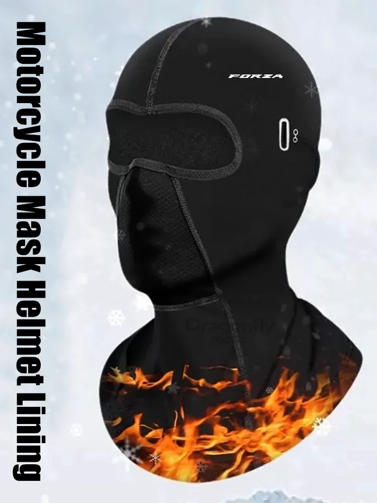 AliExpress DragonflyMoto For Honda Forza Winter Warm Cycling Cap for Men Bicycle Motorcycle Balaclava Windproof Sports Scarf Velvet Bike Face Cover