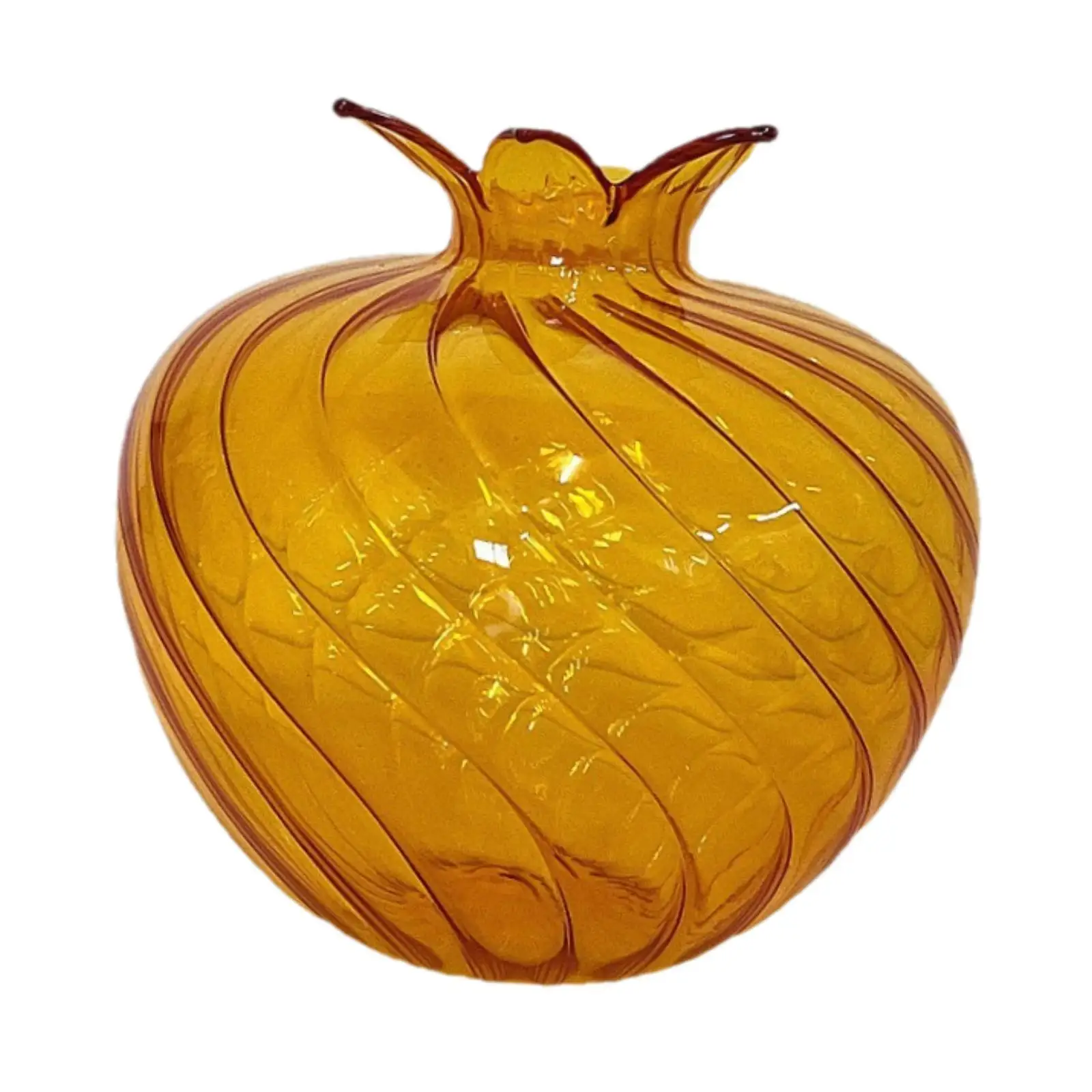 Glass Flower Vase Decorative Vase for Dinner Table Spring Festival Party