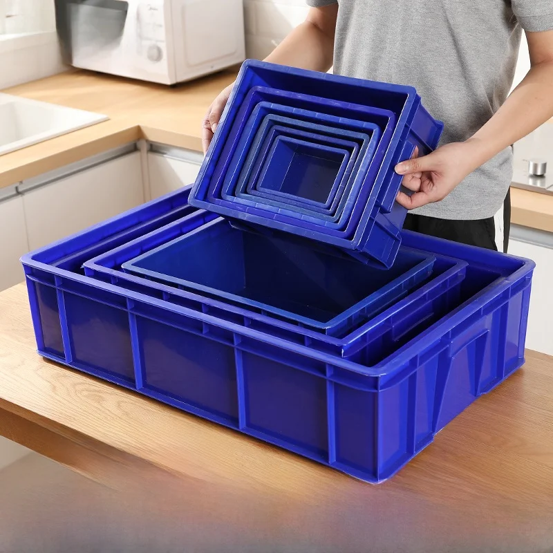 

Утолщенный пластиковый ящик для хранения, длинный прямоугольный вращающийся контейнер, прочный органайзер для инструментов и хозяйственных принадлежностей для кухни